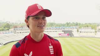 Amy Jones feels lucky after 100th IT20 for England  INTERVIEW [upl. by Aryajay]