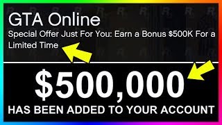 How To Get 500000 For FREE In GTA Online Immediately [upl. by Whitaker]