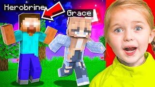 FaZe H1ghSky1 SCARES 5 Year Old W HEROBRINE In Minecraft ScArY [upl. by Japha]