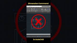 Dimension Command in AutoCAD shorts [upl. by Kneeland685]