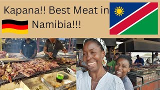 Kapana Best roast meat in the World NamibianGerman Youtuber [upl. by Auhsuj501]