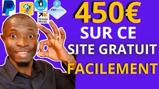 COMMENT GAGNER 450€ SUR CES SITE GRATUIT GAGNER DE LARGENT EN LIGNE [upl. by Fairbanks920]