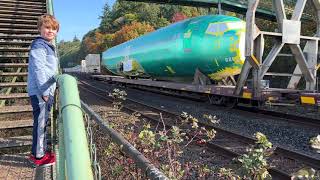 Boeing 737 fuselages on a train [upl. by Darelle]