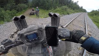 Riding Cadomin Trails  Mountain Ride Pt 8  Polaris Sportsman SP 850 XP 1000 [upl. by Gosselin]