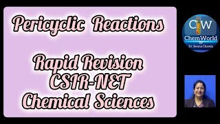 Pericyclic Reactions rapid CSIRNET [upl. by Ayita]