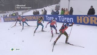 Mass Start Men Oberhof  08012017 [upl. by Harhay]