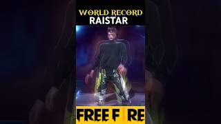 Top 3 World Record Of Raistar 😱 shorts tranding freefire [upl. by Norrehc]