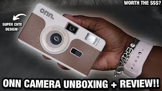 ONN Reusable  35mm  📸 Camera w Setup Unboxing  Review 📦 WALMART FINDS  WORTH THE ✨ [upl. by Marcelle]