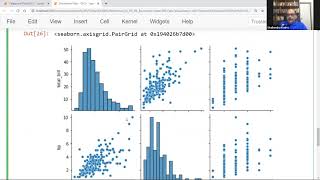 Data Visualization with Seaborn Part 2 of 6Distplot and Pair plot  Hindi [upl. by Gaw]