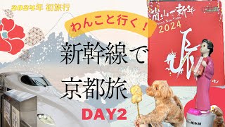 わんこと行く！京都・新幹線の旅♪DAY2 嵐山を散策【18】 [upl. by Nosyt347]