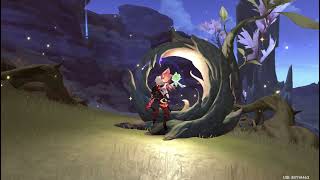 Genshin Impact  World Quest  Awaken The Residual Pari In The Fravashi Trees  Tunigi Hollow 1 [upl. by Nirac]