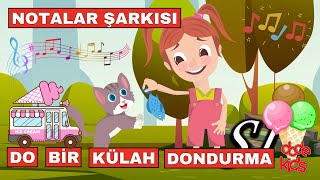 Notalar Şarkısı Do Bir Külah Dondurma Müzik Notalarını Öğreten Eğlenceli Bebek ve Çocuk Şarkıları [upl. by Clintock]