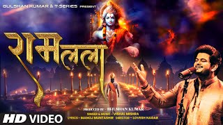 RAM LALA Full Bhajan By Vishal Mishra  Manoj Muntashir  Lovesh Nagar  TSeries [upl. by Urbai]