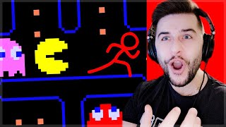 REACTING TO AMAZING ANIMATION Vs ARCADE GAMES Animation Official [upl. by Gottlieb]