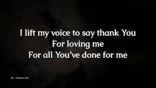 My Alabaster Box by LoveWorld Singers Maya Lead  Lyrics Video [upl. by Eitirahc]