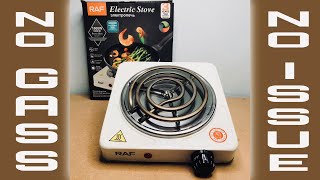 Electric Stove CHULA for cooking Hot Plate heat up in just 2 mins Easy to clean 1000W [upl. by Halford]