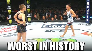 What was that Worst Title Fight in UFC History Rose Namajunas vs Carla Esparza [upl. by Allianora]