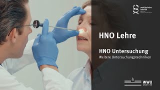 HNO Lehre Untersuchung II – Weitere Untersuchungstechniken [upl. by Gylys]