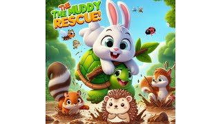 Cute Animal Rescue Squad The Muddy Rescue Kids Story  Bedtime Story  Moral Stories in English [upl. by Valerie]