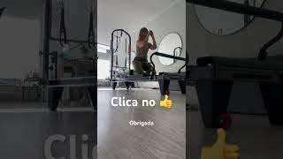 Usar a barra no reformer pilatescomamor abs sports amopilates forca pilates [upl. by Perrins]