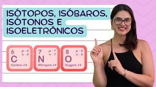 Aula 25  Isótopos isóbaros isótonos e isoeletrônicos [upl. by Ranit]