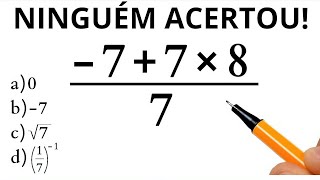 MATEMÁTICA BÁSICA  QUANTO VALE A EXPRESSÃO❓ [upl. by Norved308]