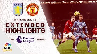 Manchester United v Aston Villa  PREMIER LEAGUE HIGHLIGHTS  12262023  NBC Sports [upl. by Aiuhsoj757]