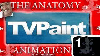 1 THE ANATOMY OF TVPAINT animation Mini tutorial Timeline Background [upl. by Folly]