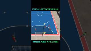 📌FUTSAL OUT SCHEME lvl81 РОЗЫГРЫШ АУТА lvl81 rubakhafutsal futsal футбол [upl. by Nedap422]