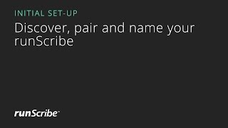 runScribe App – Initial Setup [upl. by Enovad946]
