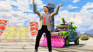 MR BEAN BIG STUNT RAMP CHALLENGE IN GTA 5 [upl. by Hyams]