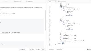 424 Longest Repeating Character Replacement  LeetCode  Two Pointer  Sliding Window  Brute Force [upl. by Jud]