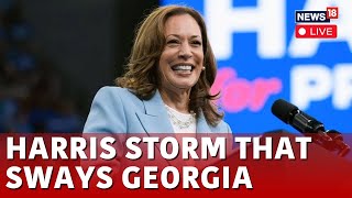 Kamala Harris News LIVE  Kamala Harris Campaigns In Savannah Georgia LIVE  US Elections  N18G [upl. by Nance]