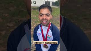 😂Paralympics Gold Medalist Navdeep Singh shares a hilarious story  Paris 2024 [upl. by Heti]