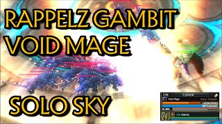 Rappelz Gambit  Void Mage  Lich Lv 236 Solo Sky [upl. by Berget]