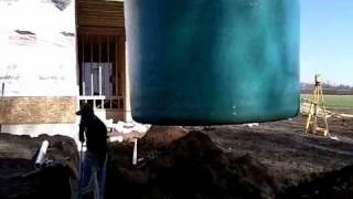 Aerobic Septic System Installation by James Backhoe [upl. by Panthea]