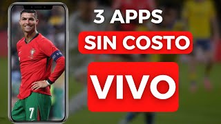 3 APPS LEGALES PARA VER FÚTBOL SIN COSTO [upl. by Sauer691]