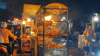 Vietnamese Street Food at Hanoi Night Market [upl. by Bernie568]