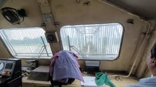 Inside GT46PAC EMD WDP4 Diesel Engine Premium AC Superfast Express Loco Cab Ride [upl. by Annaxor]