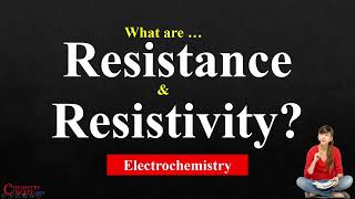 What is difference between Resistance and Resistivity  Specific Resistance electrochemistry [upl. by Yelyab]