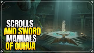 Scrolls and Sword Manuals of Guhua  World Quests amp Puzzles 【Genshin Impact】 [upl. by Purse]