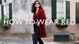 Classic Color Combinations That Always Look Chic  How To Wear Red [upl. by Anom]