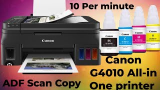 How to Setting Reset👉Canon G4010 G4000 ADF Printer Fix 5B00 P07 and 1700520051005040 Head problem [upl. by Grath]