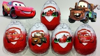 5 Disney Pixar Cars 2 Surprise Eggs Unboxing [upl. by Leticia]