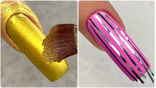 Ultimate New Year Nail Art Design 2024✨🎉  Elegant Nail Polish Designs Idea [upl. by Broeker]