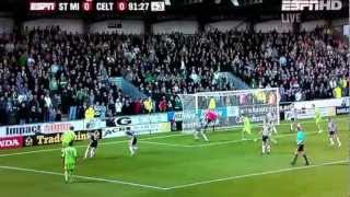 Gary Hooper score LATE winner against St Mirren [upl. by Rutledge]