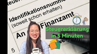 No in Deutschland Steuererklärung in 5 Minuten ✉️ [upl. by Golightly]