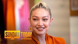 Gigi Hadid Talks Modeling Motherhood And Move To Fashion Design [upl. by Waterer]