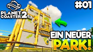 Ich BAUE meinen ERSTEN Park in Planet Coaster 2  Sunset Bay 01 [upl. by Keely576]