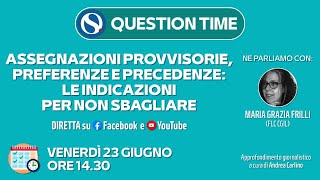 Assegnazioni provvisorie preferenze e precedenze le indicazioni per non sbagliare [upl. by Adnal772]